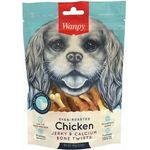 Wanpy Chicken Jerky And Calcium Bone Twists 100g Dog Treats Training Reward