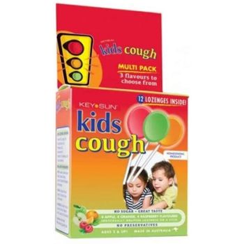 Key Sun Kids Cough Lozenges Apple Orange Raspberry