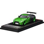 Ignition Model Pandem R35 GT-R Green/Black Diecast Car