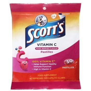 Scott's Vitamin C Mixed Berries Flavour 30 Pastilles