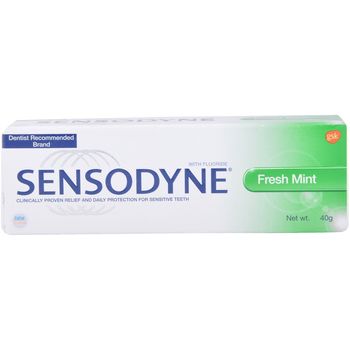 Sensodyne Fresh Mint Fluoride Toothpaste 40g