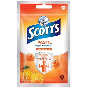 Scott's Vitamin C Orange Pastille 15pcs
