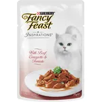 Fancy Feast Inspirations Beef, Courgette & Tomato Wet Cat Food 12x70g