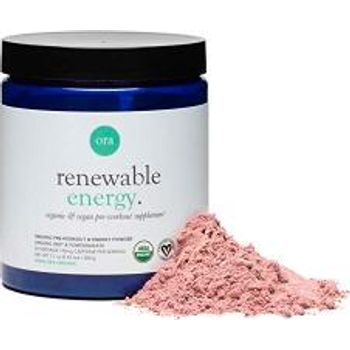 Ora Organic Renewable Energy Pre-Workout Energy Powder With Beet and Pomgrenate
