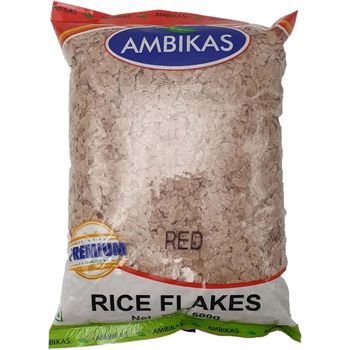 Ambikas Red Poha Rice Flakes 500g
