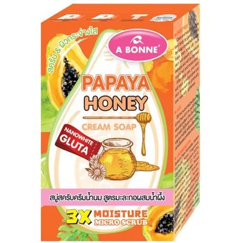 A Bonne' Papaya Honey Cream Soap 90g