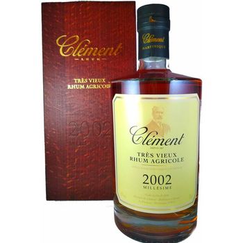 Clement Millésime 2002 Très Vieux Rhum Agricole Martinique Rum 700ml Abv 42%