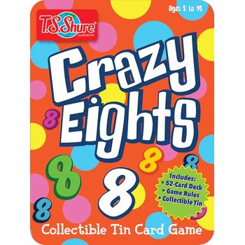 Bendon Publishing TS Shure Collectible Tin Card Game Crazy Eights