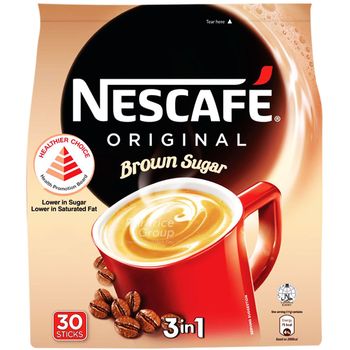 Nescafe 3 In 1 Instant Coffee Original Brown Sugar 30 x 17g