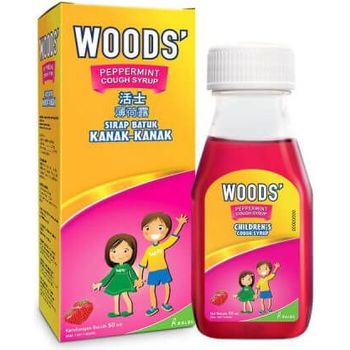 Woods' Peppermint Cough Syrup for Children 50ml