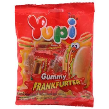 Yupi Burger Snack Candy Candies Sweet Jelly Gummy Mixed Fruit Flavour