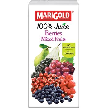 Marigold 100 Packet Juice Berries Mixed Fruits 1L