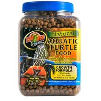 ZooMedLab Natural Aquatic Turtle Growth Formula Reptile Food 212g