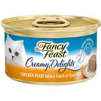 Purina Fancy Feast Wet Cat Food Creamy Delights Chicken Feast 85g