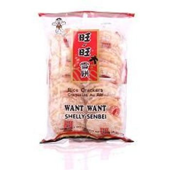 Want Want Rice Crackers Shelly Senbei Original 150g