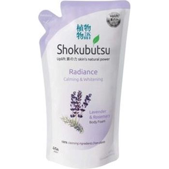 Shokubutsu Body Wash Refill Radiance Calming And Whitening Lavender And Rosemary 600ml