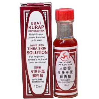 Cap Kaki Tiga Tinea Skin Solution 12mL