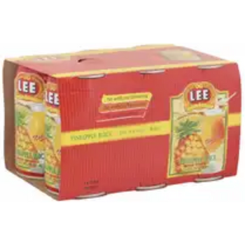 Lee Pineapple Juice 6 x 325ml