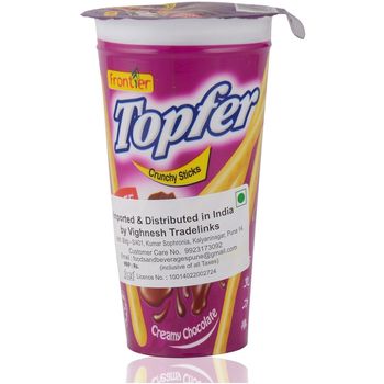 Topfer Crunchy Sticks, Double Choclate, 40g