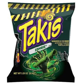 Barcel Takis Zombie Habanero And Cucumber Tortilla Chips 92g