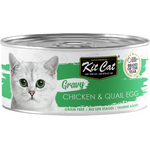 Kit Cat Canned Food Gourmet Chicken And Quail Egg 70g