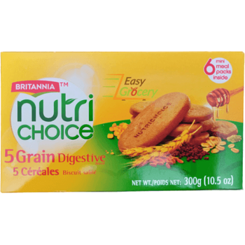 Britannia Nutri Choice 5 Grain Digestive Biscuits 300g