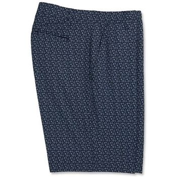 FootJoy Micro-Floral Print Lightweight Woven Shorts Navy / Grey