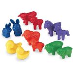 Learning Resources Friendly Farm Animal Counters Set of 72