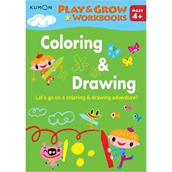 Kumon Play And Grow Workbooks Colouring And Drawing