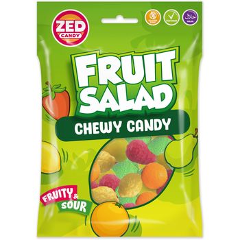 Zed Soft Chewy Candy Fruit Salad 90g