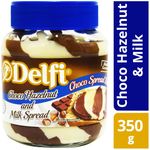 Delfi Chocolate Spread - Choco Hazelnut & Milk 350g