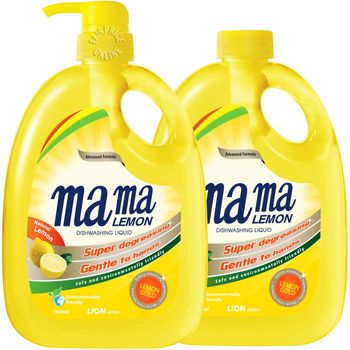 Mama Lemon Gold Dishwashing Liquid Refill Natural Lemon