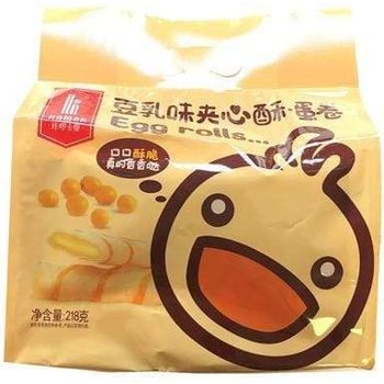 Kaman Soy Milk Flavor Sandwich Crisp Egg Roll 218g
