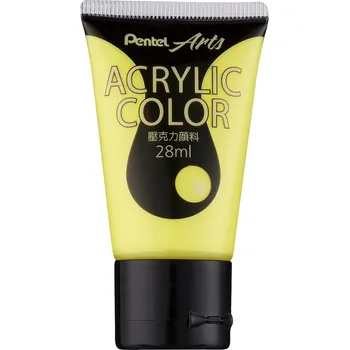 Pentel Acrylic Paint WA2 T01E Lemon Yellow 28ml