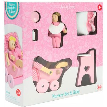 Le Toy Van Dollhouse Furniture And Accessories Nursery Set