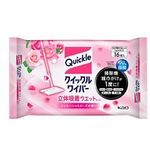 Kao Quickle Wiper 3D Adsorbing Wet Sheet, Essential Rose 359g