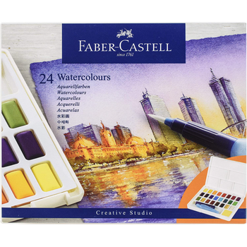 Faber-Castell Portable Watercolor Set 24