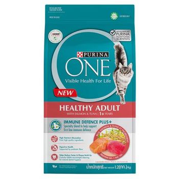 Purina One Cat Healthy Adult Salmon And Tuna 1.2kg